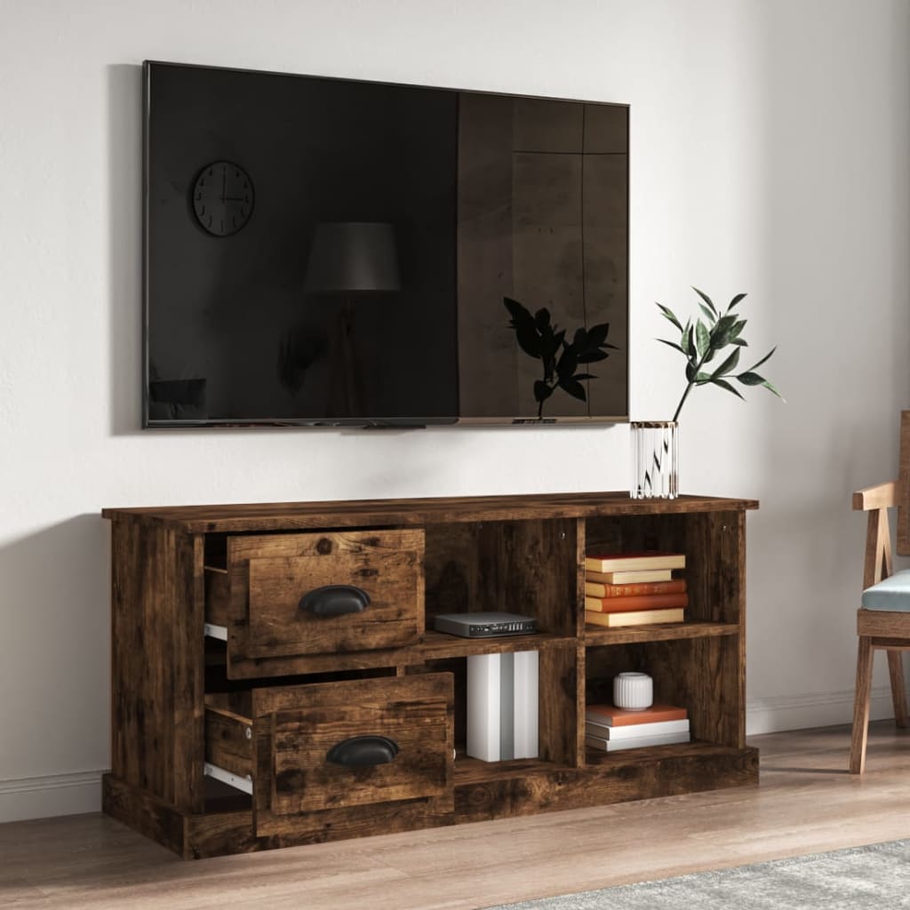 vidaXL TV ormarić boja hrasta 102x35,5x47,5 cm konstruirano drvo