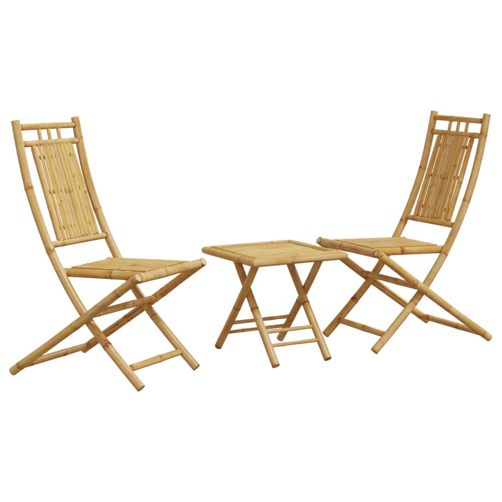 vidaXL 3-dijelni bistro set od bambusa