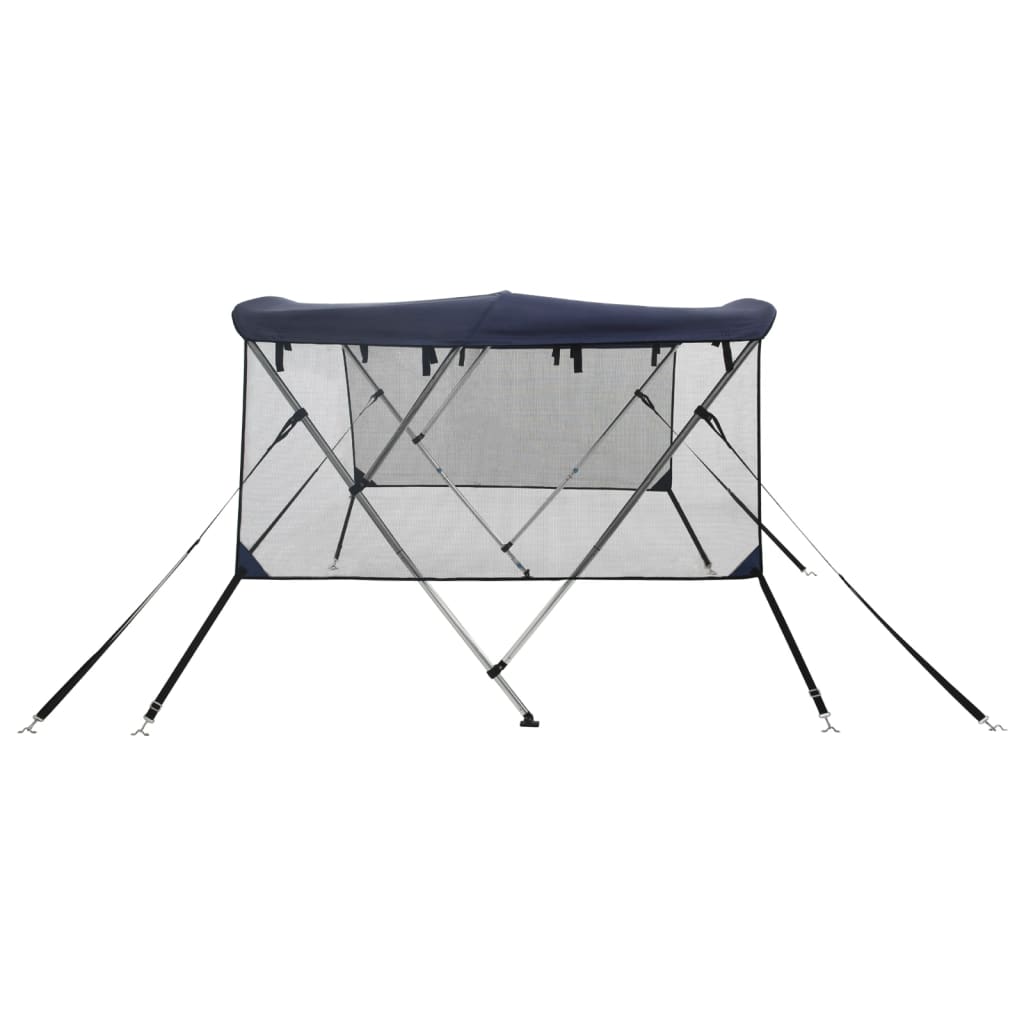 vidaXL Tenda bimini s 3 luka i mrežastim zidovima 183x(154-167)x137 cm