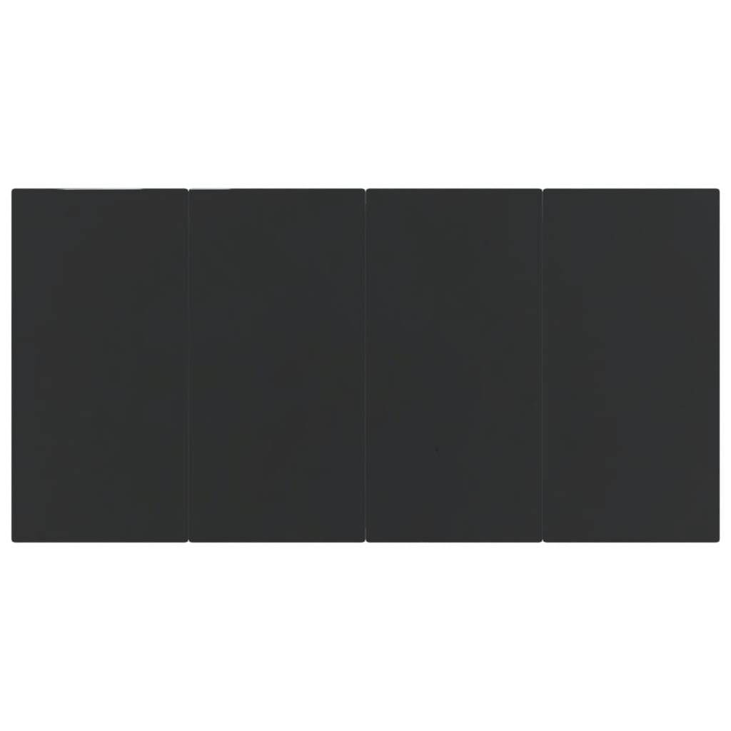 vidaXL 5-dijelni vrtni blagovaonski set crni