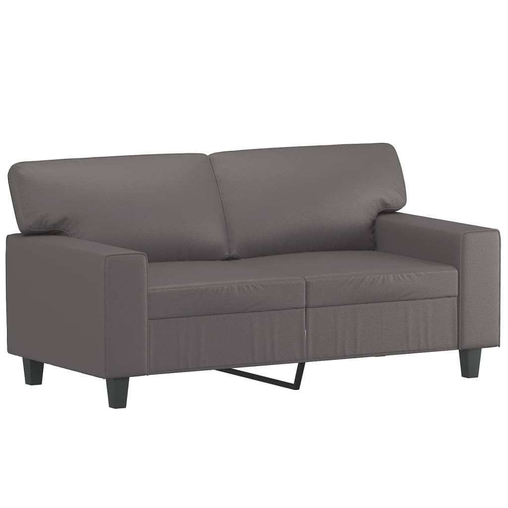 vidaXL 3-dijelni set sofa sivi od umjetne kože