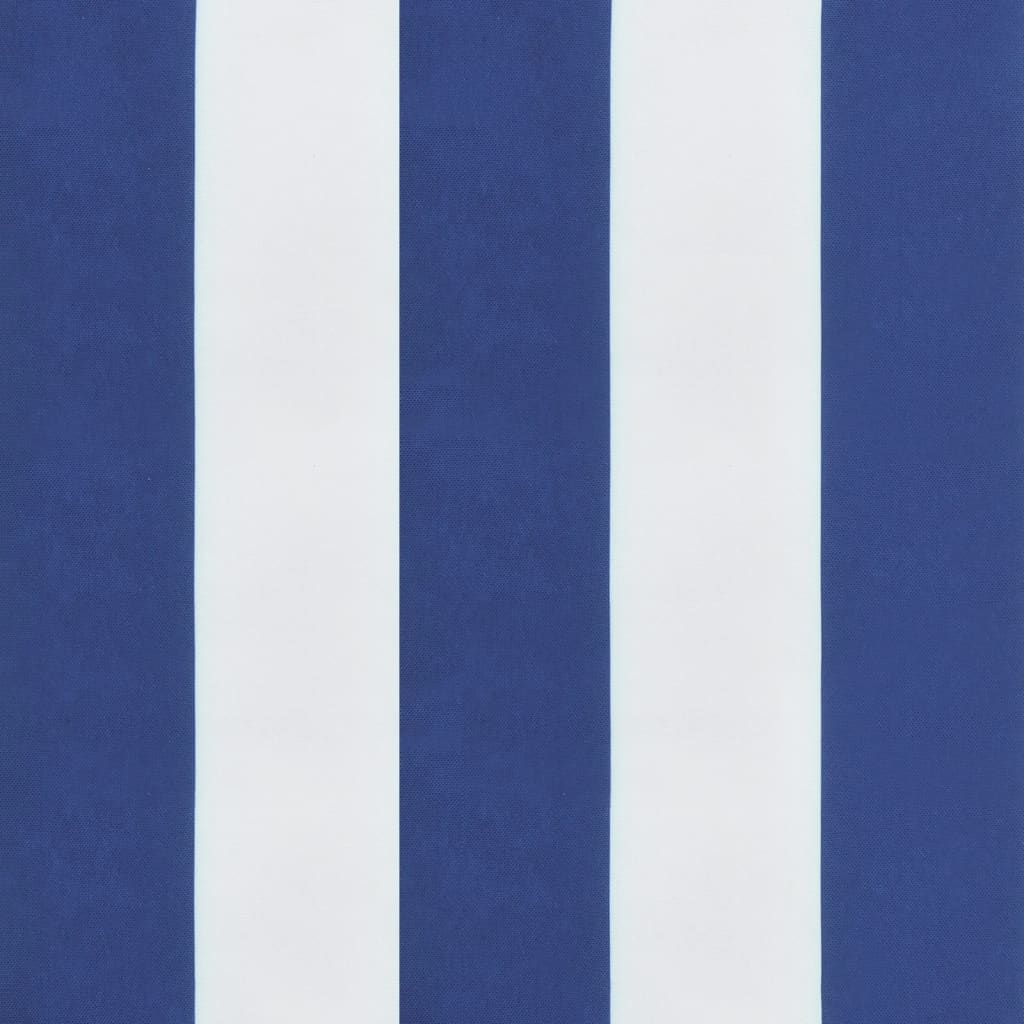 vidaXL Okrugli jastuk plavo-bijele pruge Ø 100x11 cm od tkanine Oxford