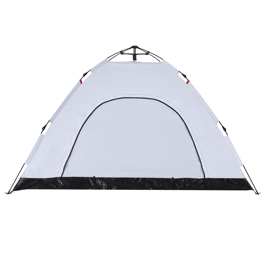 vidaXL Šator za kampiranje za 4 osobe bijeli s tkaninom za zamračenje