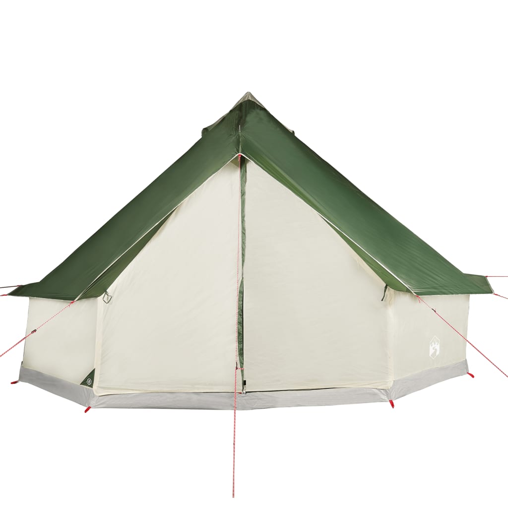 vidaXL Obiteljski šator tipi za 12 osoba zeleni vodootporni
