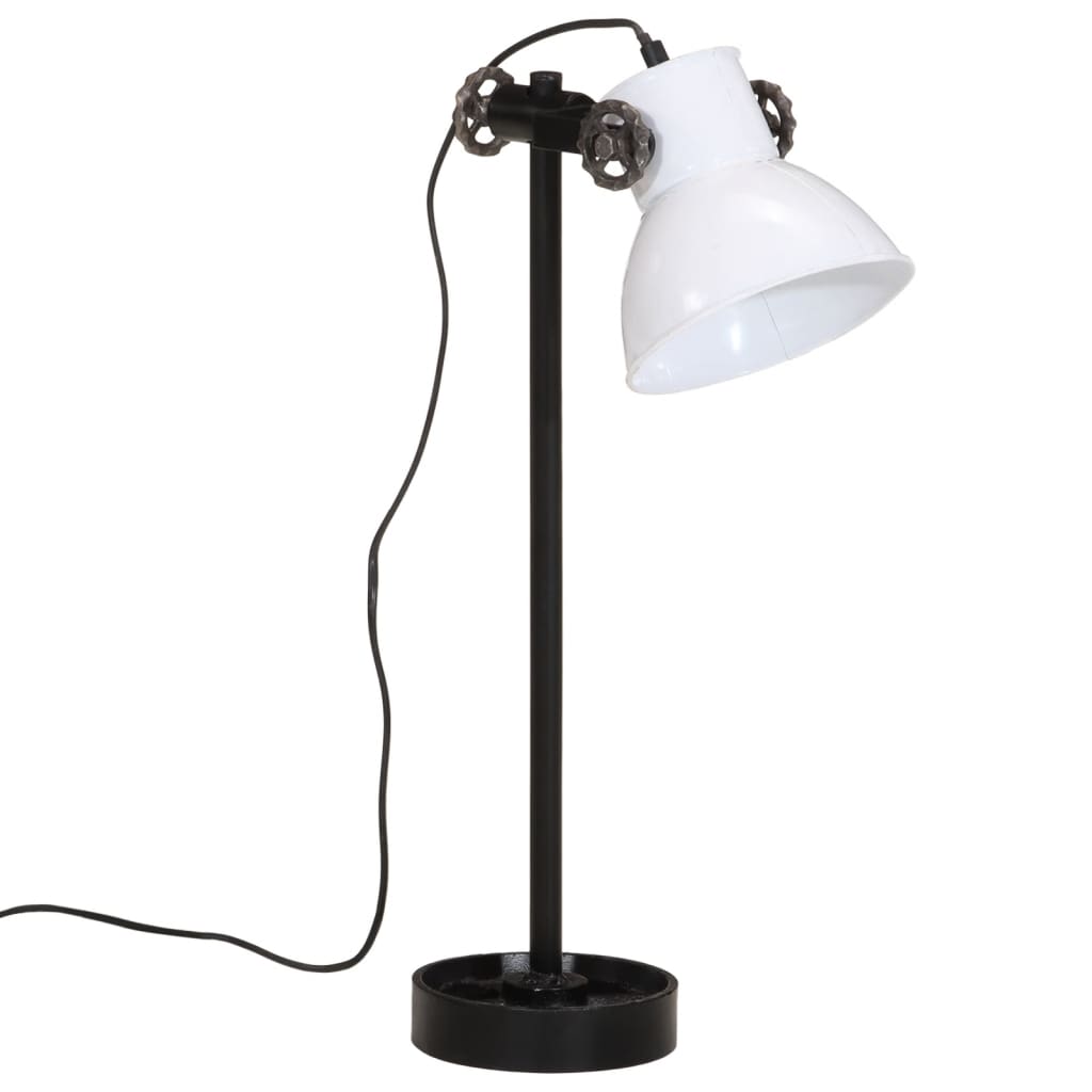 vidaXL Stolna svjetiljka 25 W bijela 15 x 15 x 55 cm E27