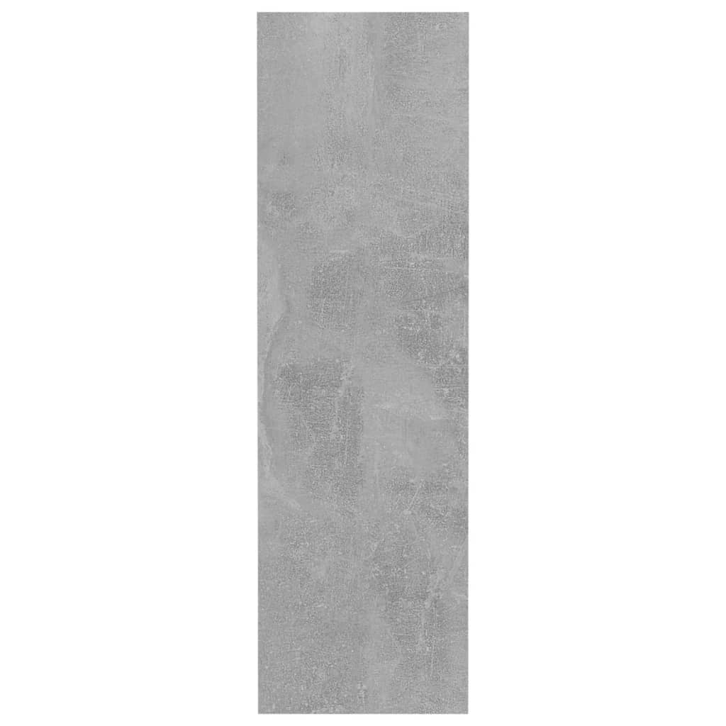 vidaXL Zidni ormarić za cipele siva boja betona 80 x 18 x 60 cm drveni
