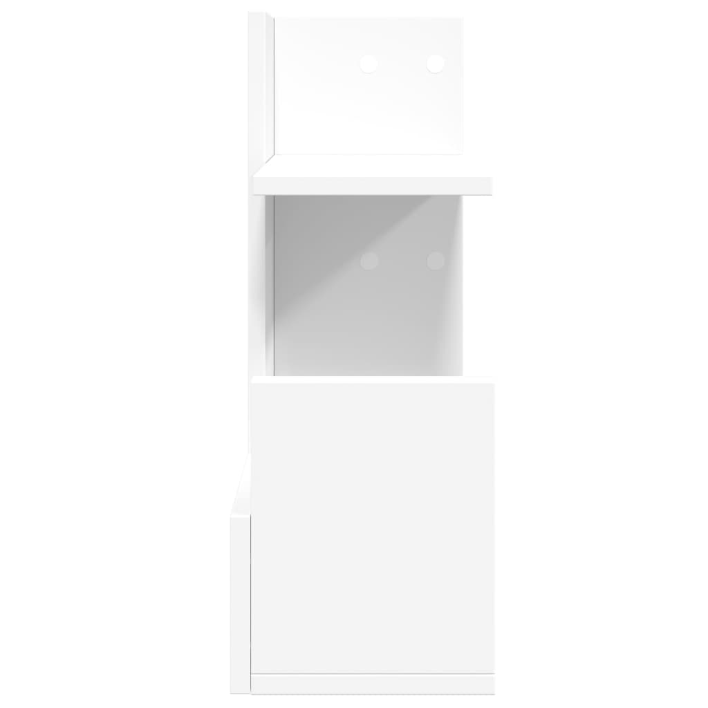 vidaXL Organizator za stol bijeli 49 x 20 x 52,5 cm konstruirano drvo