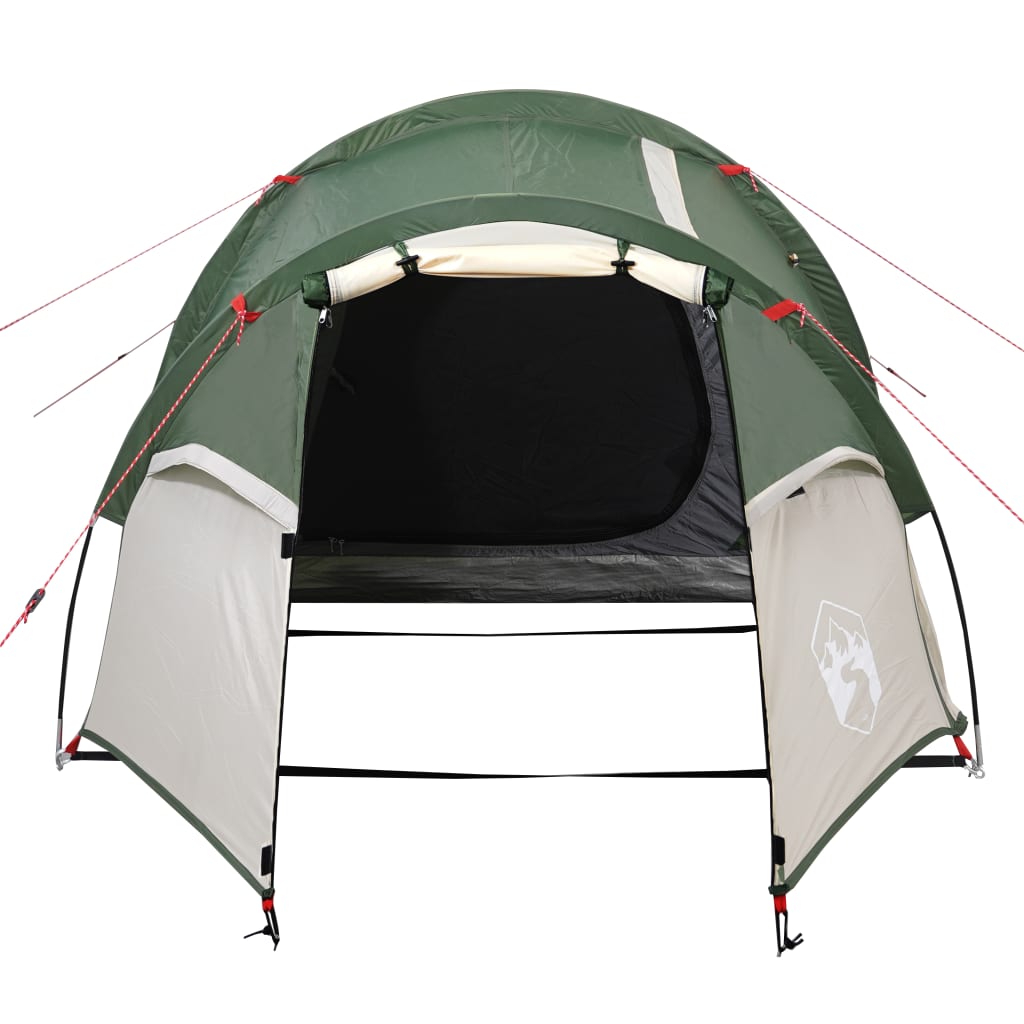 vidaXL Tunelski šator za kampiranje za 3 osobe zeleni vodootporni