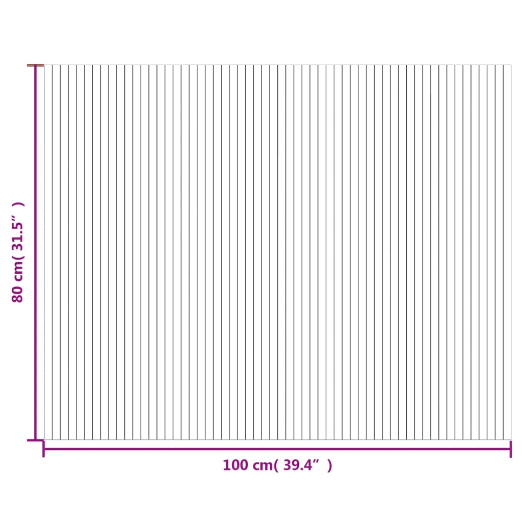 vidaXL Tepih pravokutni smeđi 80 x 100 cm od bambusa