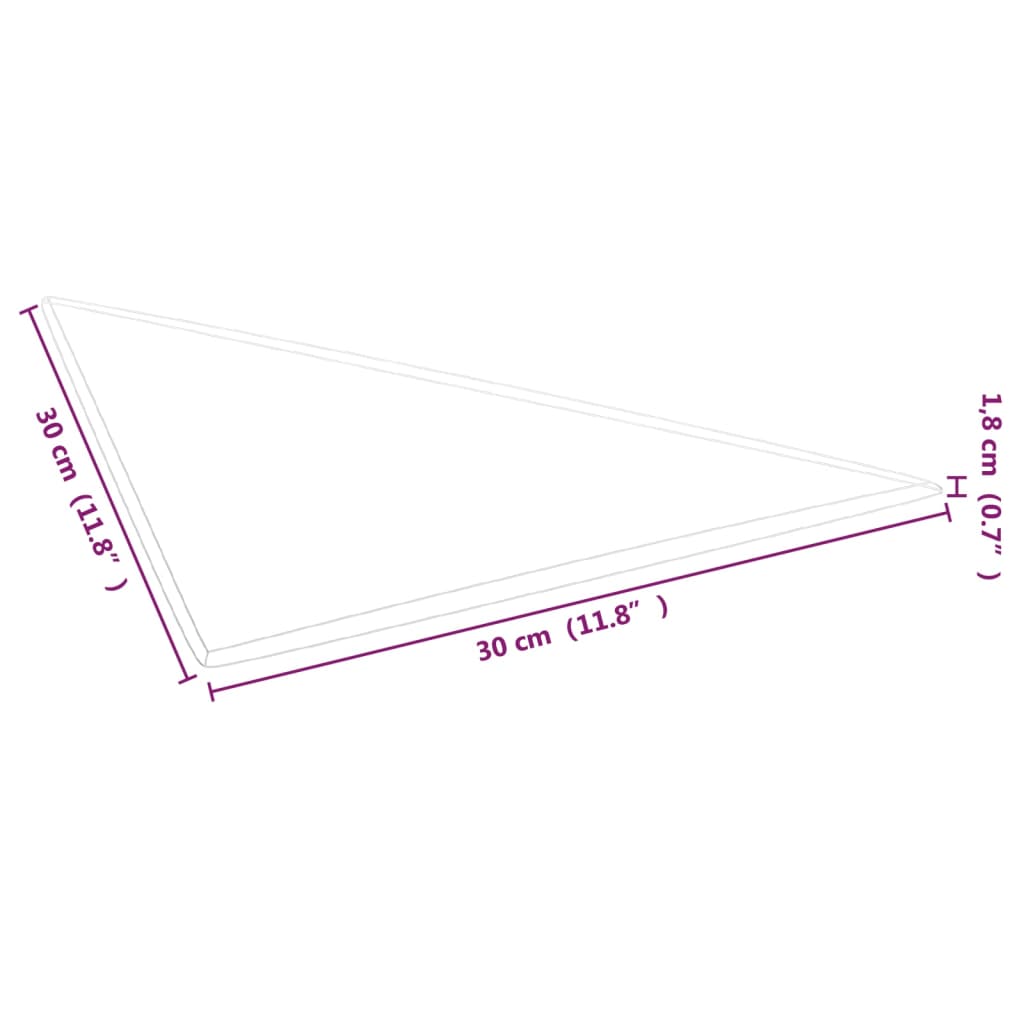 vidaXL Zidne ploče 12 kom plave 30 x 30 cm baršunaste 0,54 m²