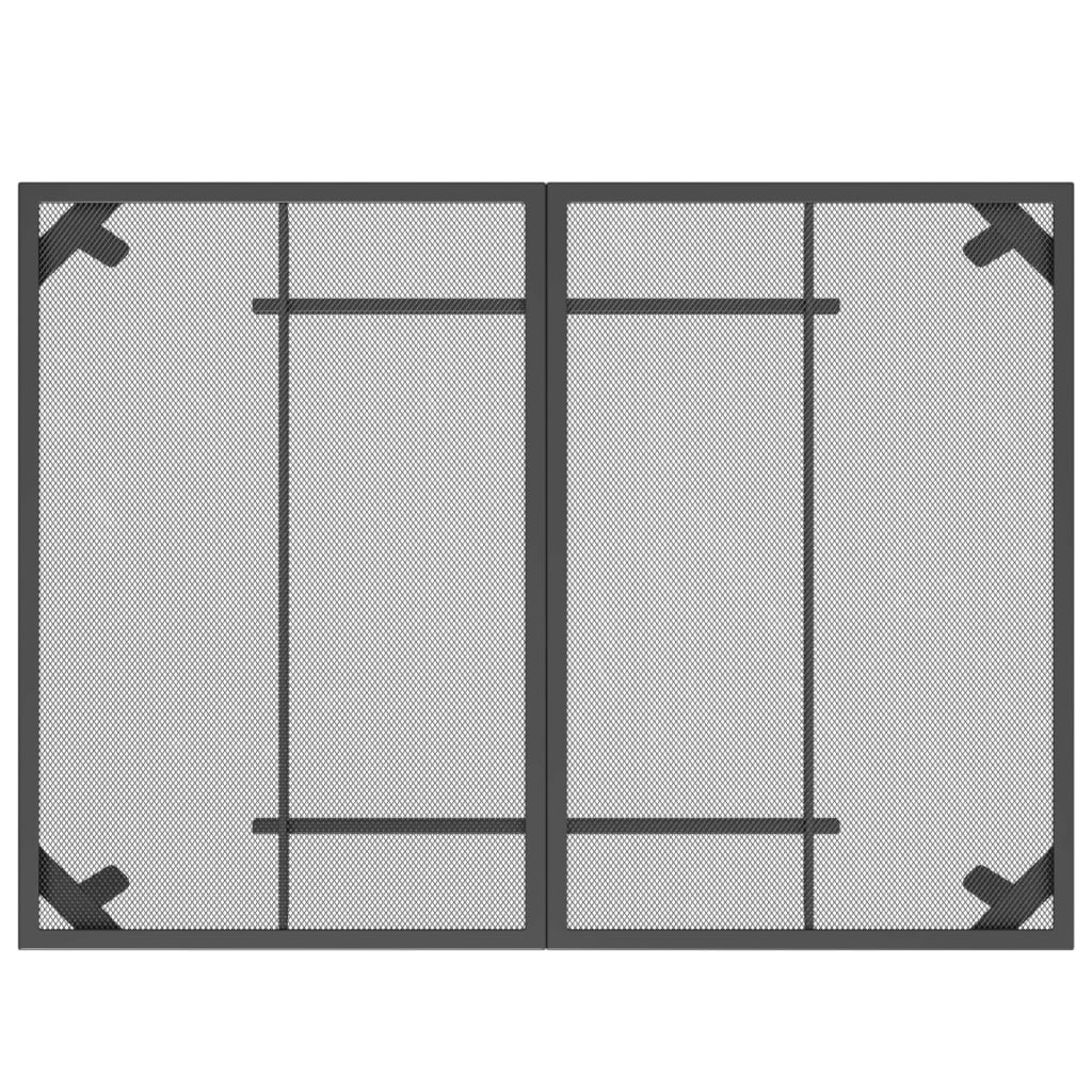 vidaXL Vrtni stol antracit 110x80x72 cm od čelične mreže