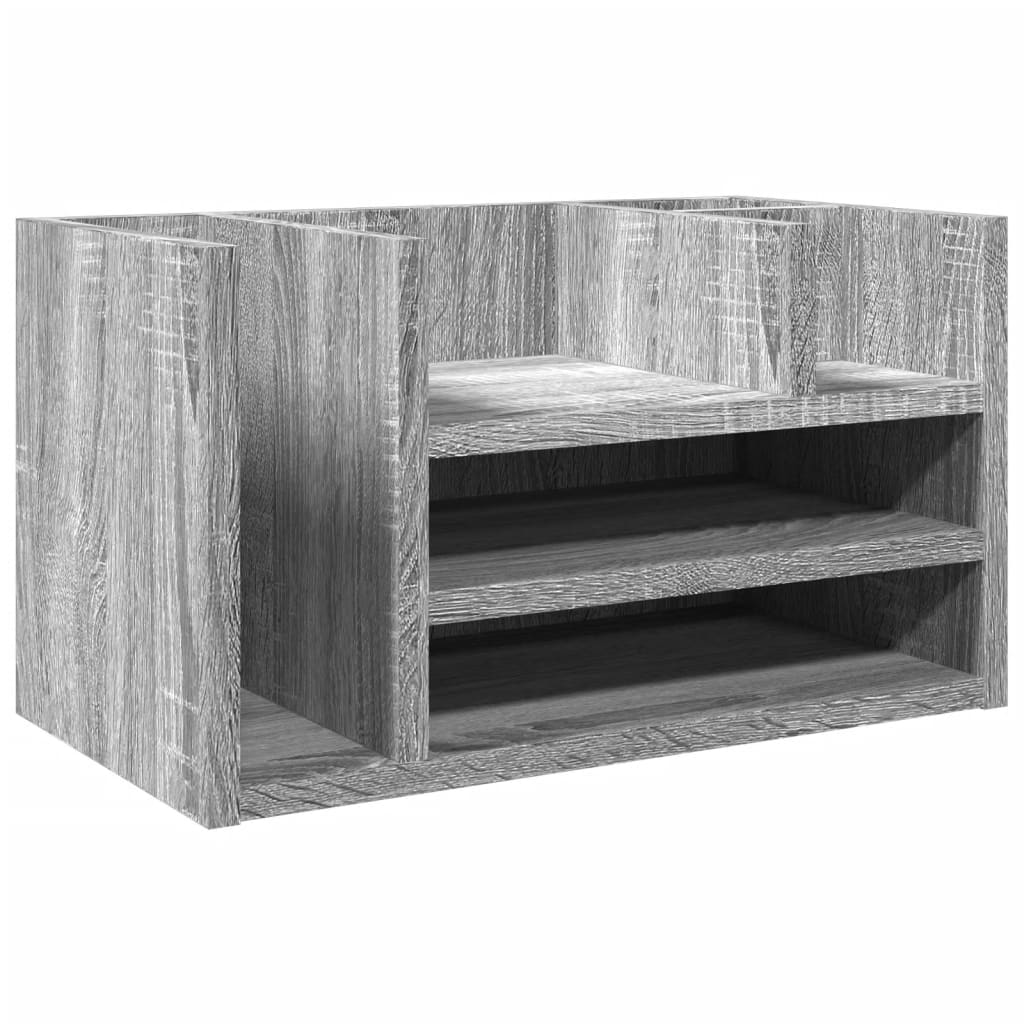 vidaXL Organizator za stol boja hrasta 44,5x24x25 cm konstruirano drvo