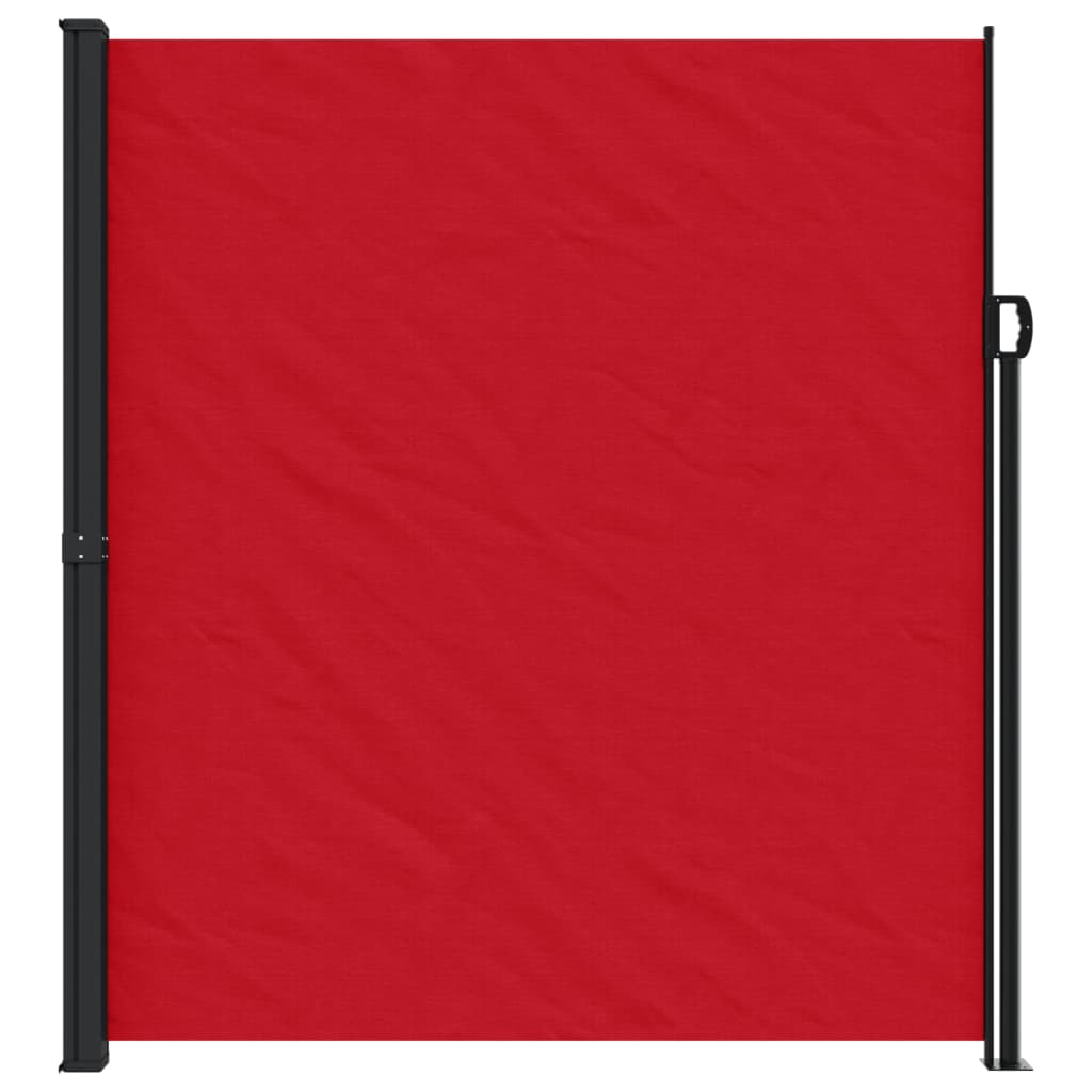 vidaXL Bočna tenda na uvlačenje crvena 220 x 300 cm