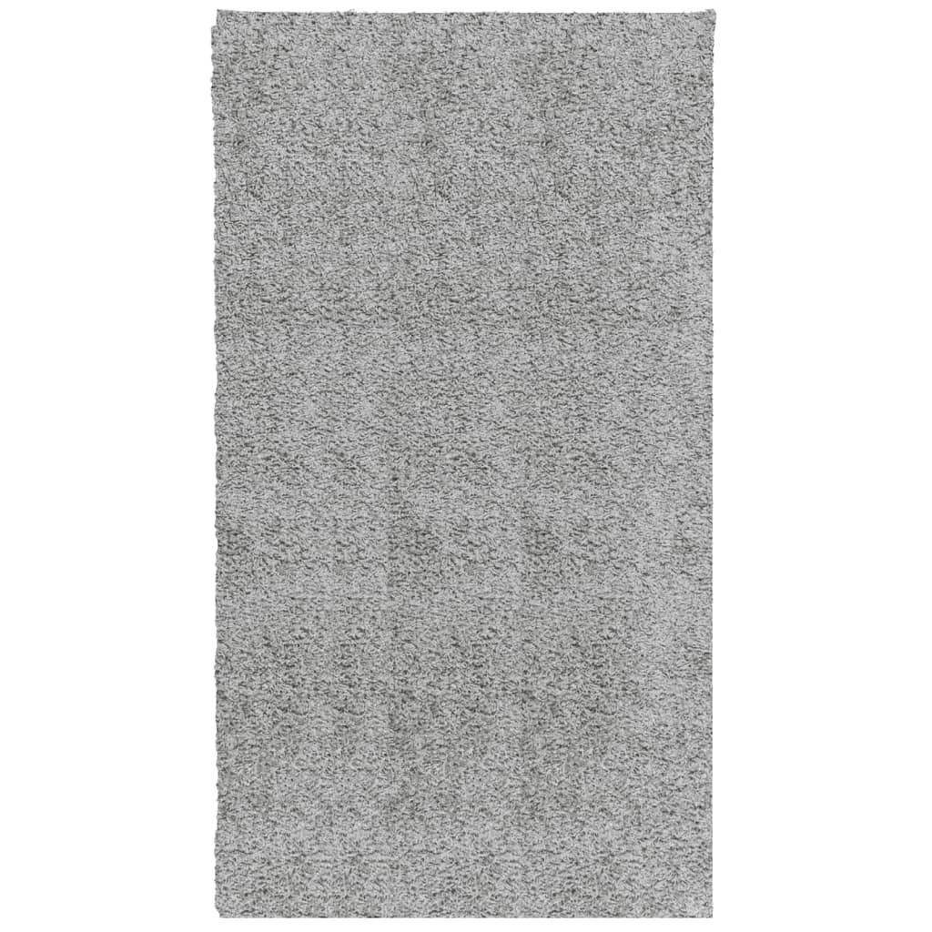 vidaXL Čupavi tepih PAMPLONA s visokim vlaknima moderni sivi 60x110 cm