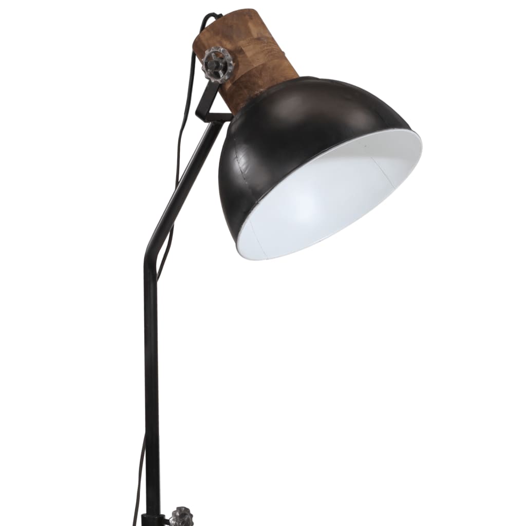 vidaXL Podna svjetiljka 25 W crna 30 x 30 x 100 - 150 cm E27