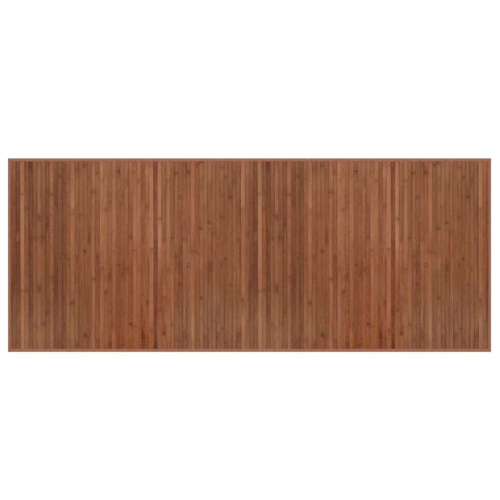 vidaXL Tepih pravokutni smeđi 80 x 200 cm od bambusa