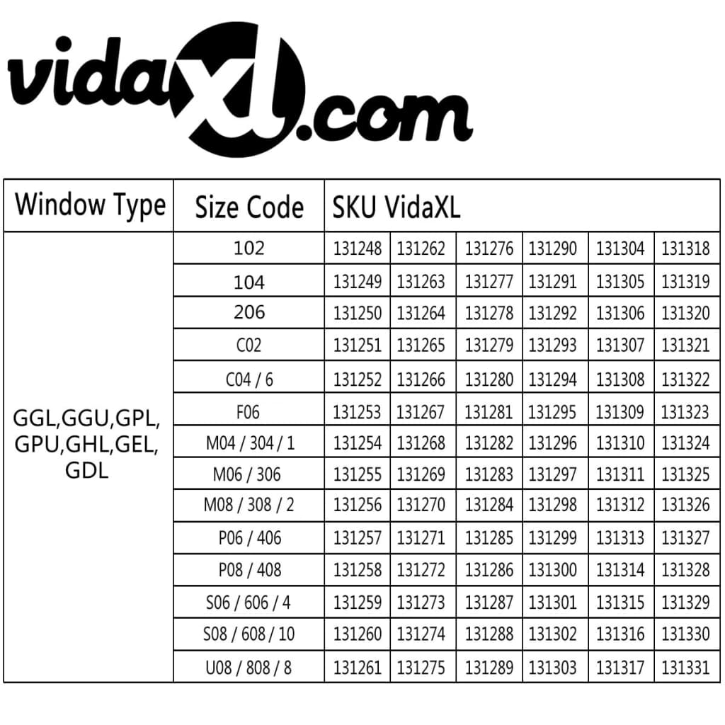 vidaXL Rolete za zamračivanje crne S06/606