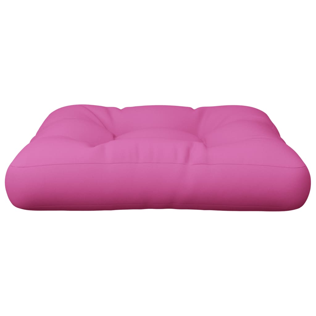 vidaXL Jastuk za palete ružičasti 50 x 50 x 12 cm od tkanine