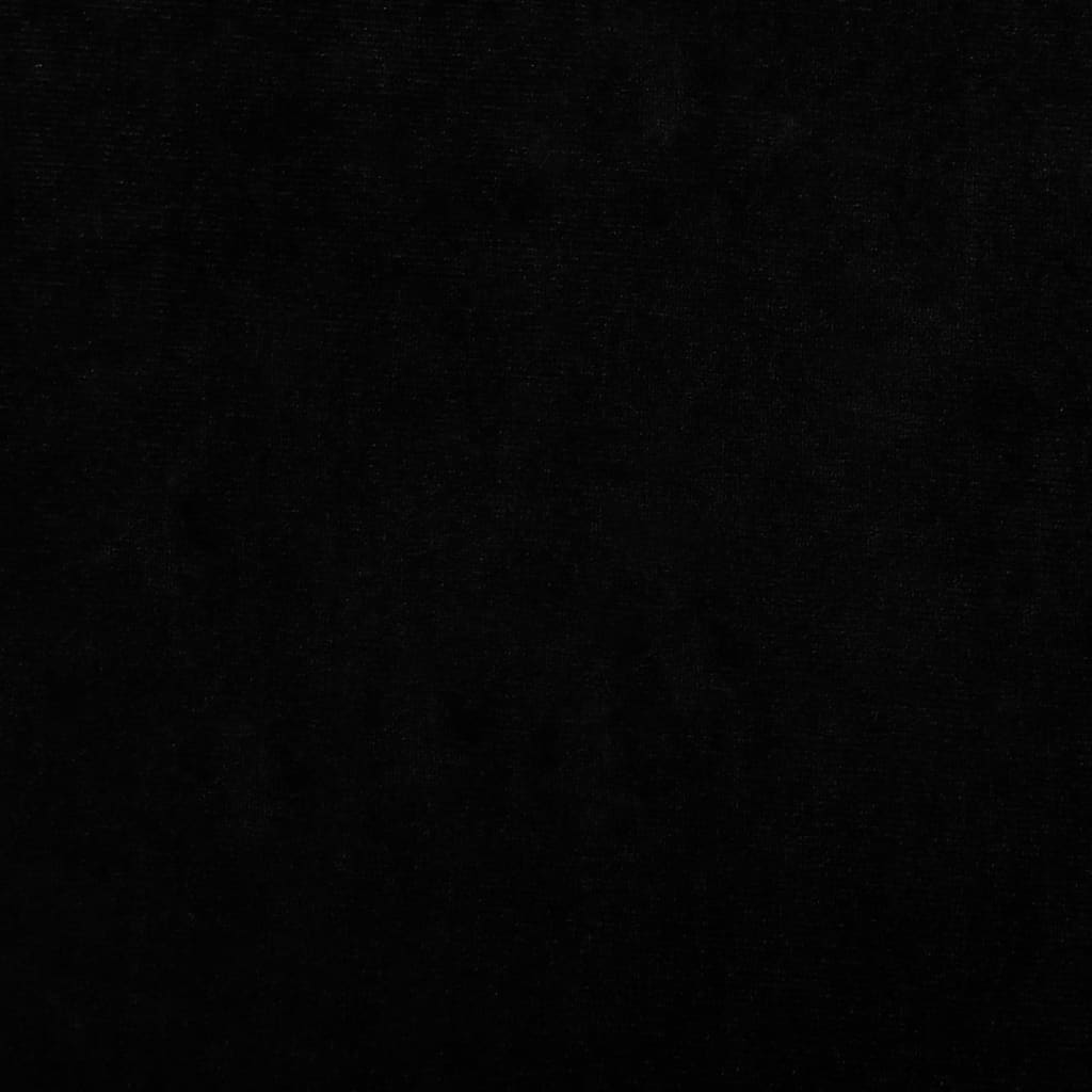 vidaXL Krevet za pse crna 70 x 45 x 33 cm baršunasti