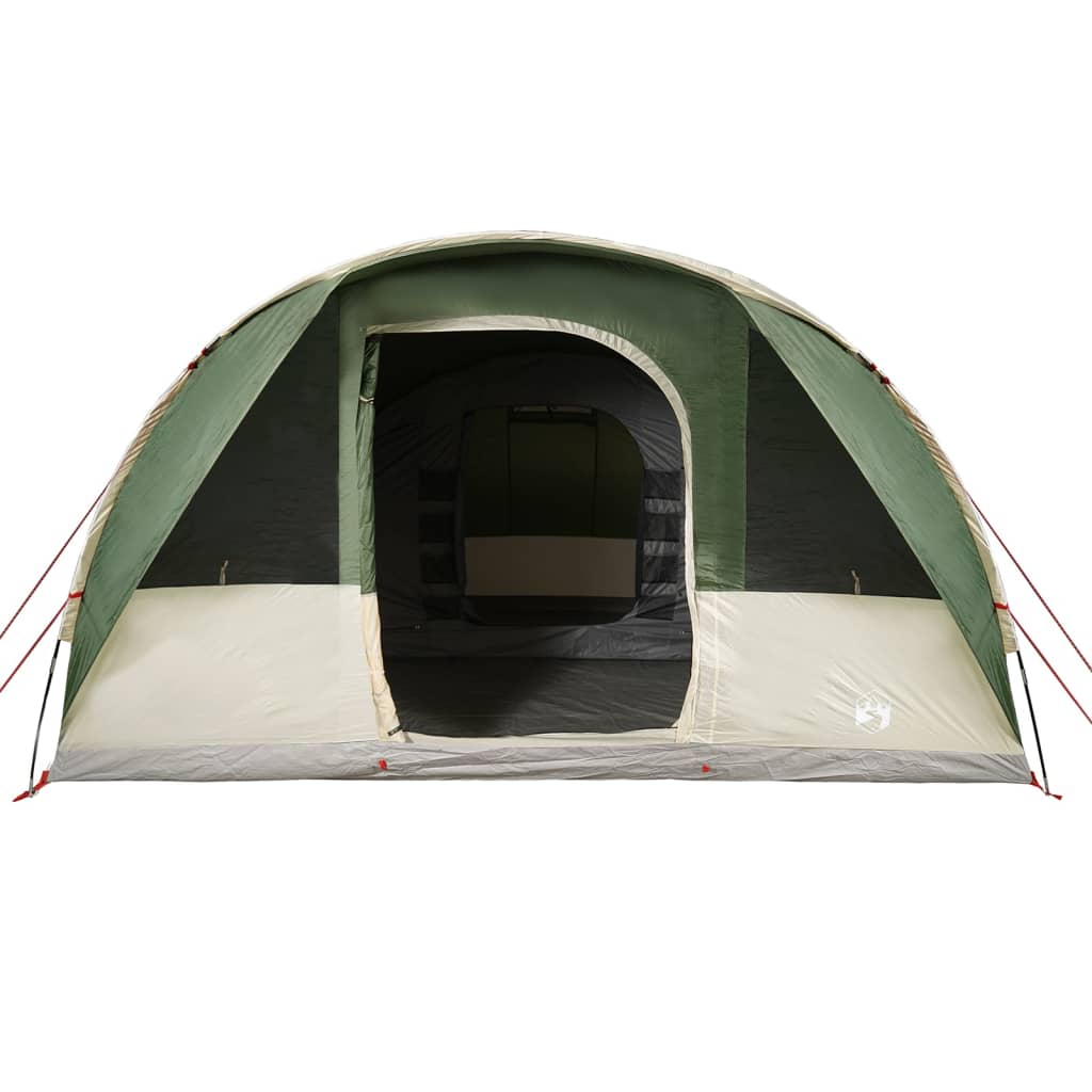 vidaXL Obiteljski šator u obliku tunela za 7 osoba zeleni vodootporni