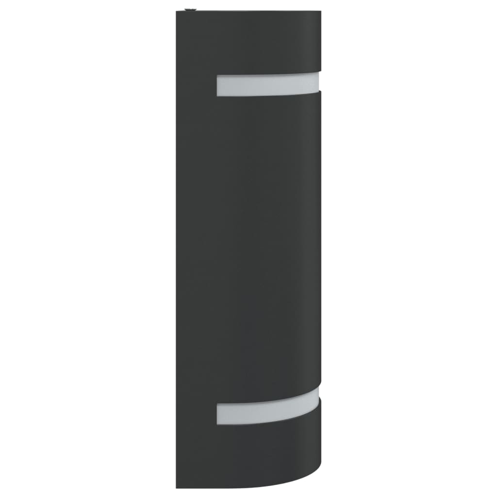vidaXL Vanjska zidna svjetiljka crna od lijevanog aluminija