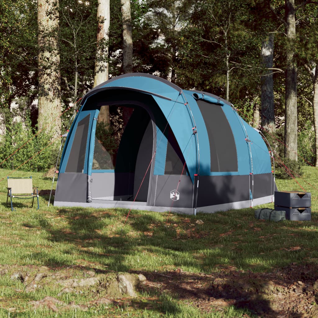 vidaXL Tunelski šator za kampiranje za 3 osobe plavi vodootporni