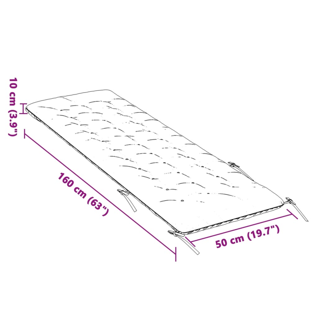 vidaXL Jastuk za ležaljku krem 160x50x10 cm od umjetne brušene kože