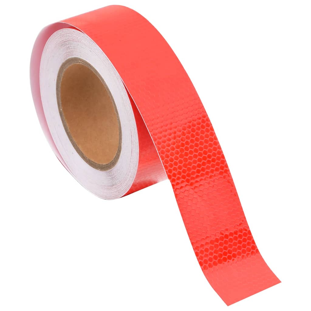 vidaXL Reflektirajuća traka crvena 5 cm x 20 m PVC