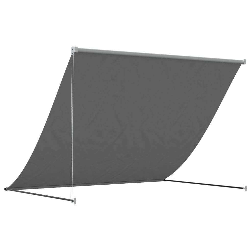 vidaXL Tenda na uvlačenje antracit 200 x 150 cm od tkanine i čelika