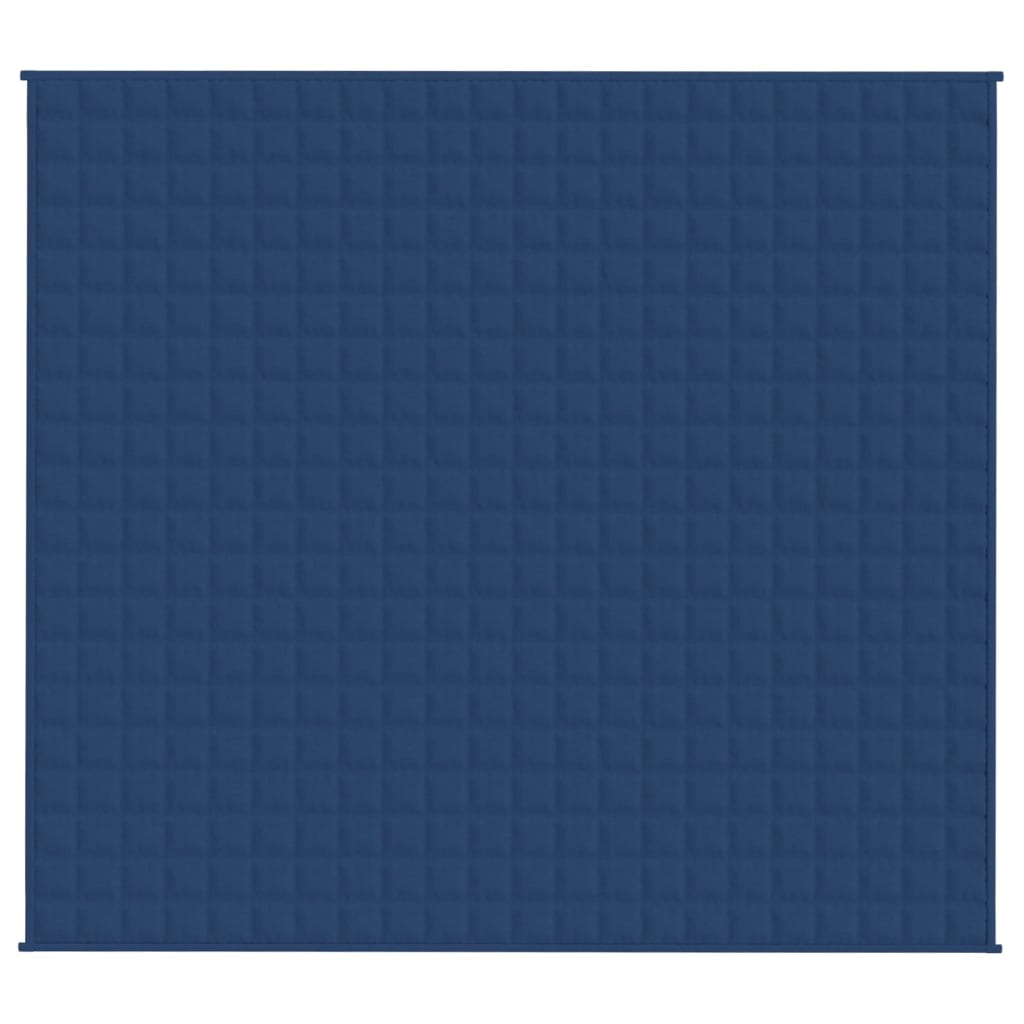 vidaXL Teška deka plava 200x220 cm 9 kg od tkanine