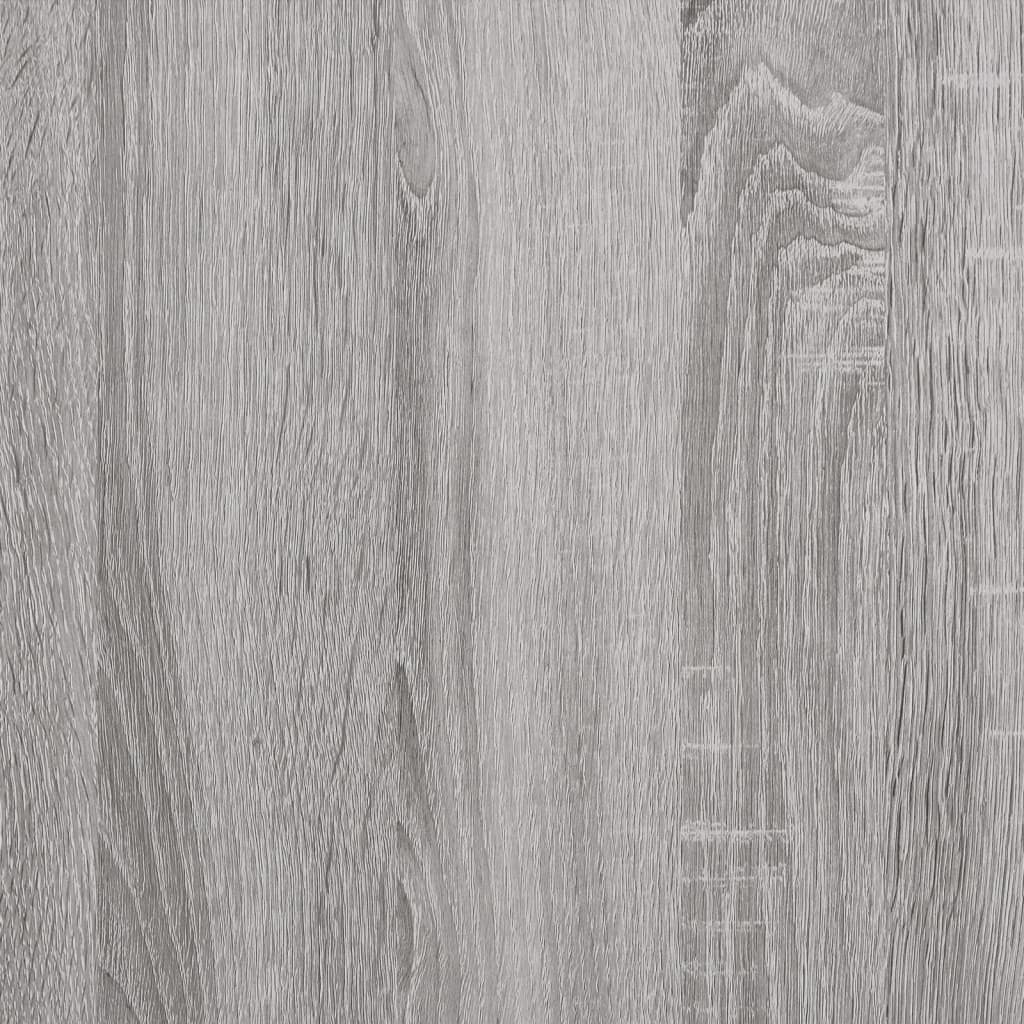 vidaXL Komoda siva boja hrasta 100 x 33 x 75 cm konstruirano drvo