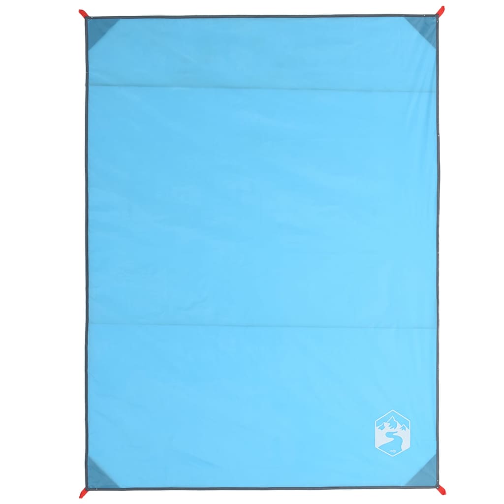 vidaXL Deka za piknik s klinovima plava 205 x 155 cm