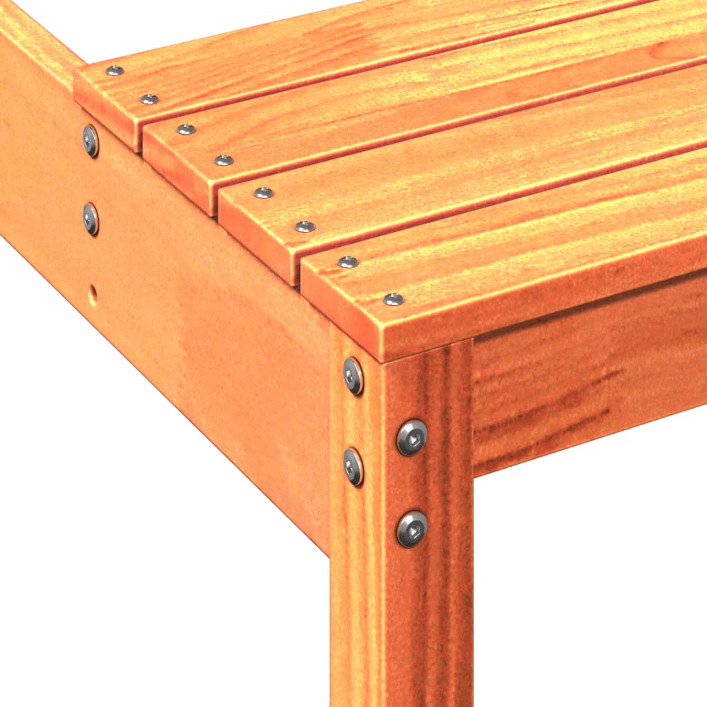 vidaXL Stol za piknik voštano smeđi 110 x 134 x 75 cm masivna borovina