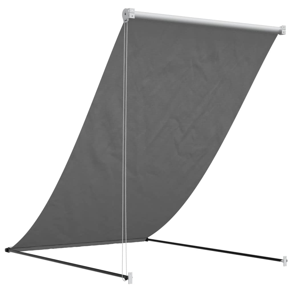 vidaXL Tenda na uvlačenje antracit 250 x 150 cm od tkanine i čelika