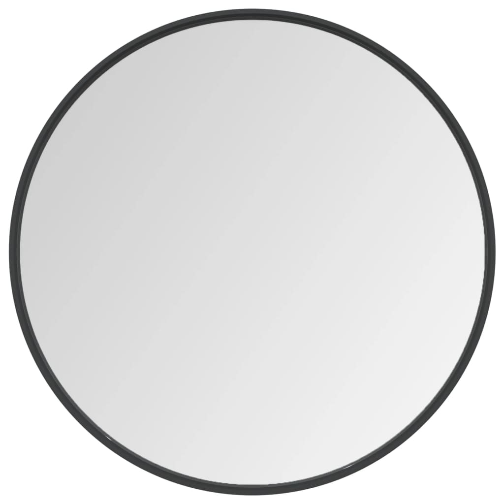 vidaXL Zidno ogledalo crno 60 cm