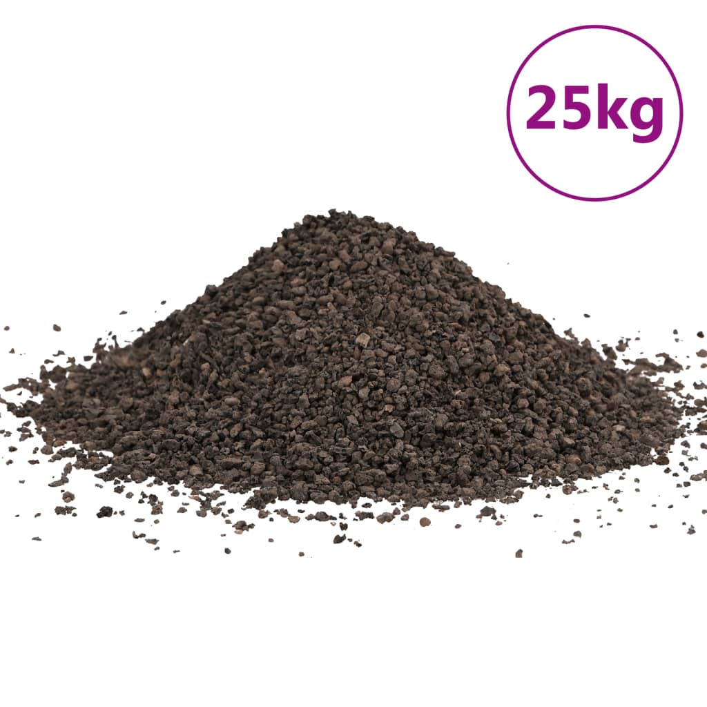 vidaXL Bazaltni šljunak 25 kg crni 1 - 3 mm