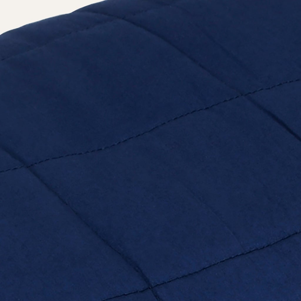 vidaXL Teška deka plava 220x230 cm 11 kg od tkanine