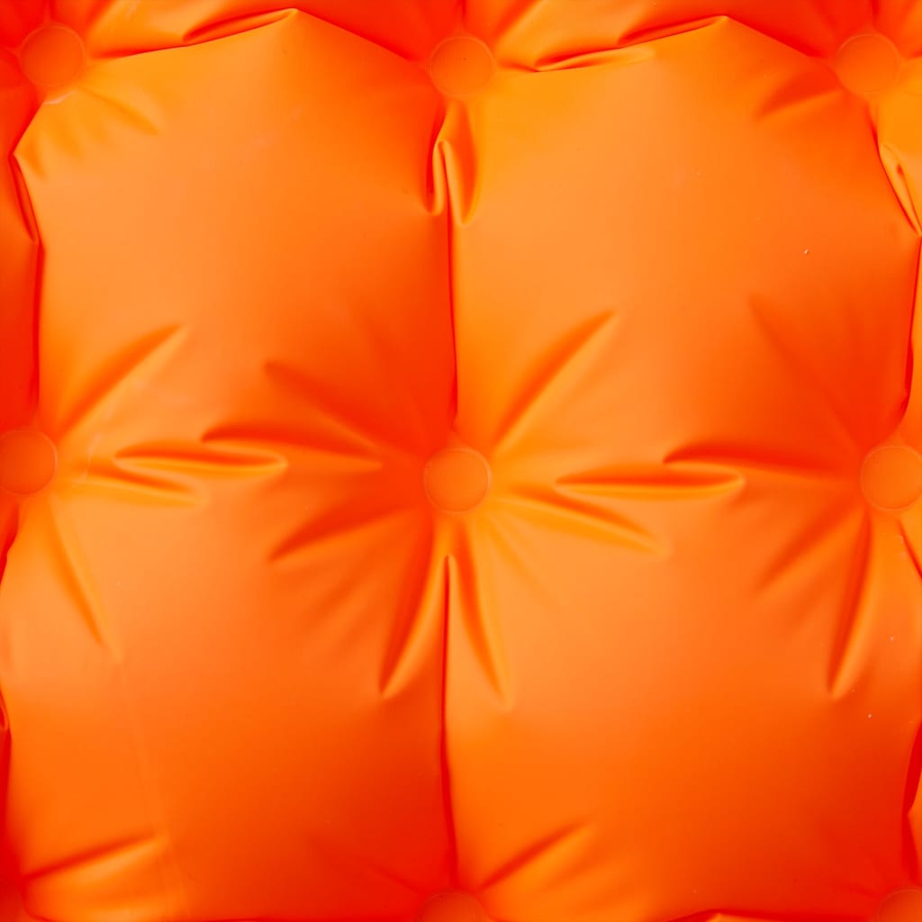 vidaXL Samonapuhujući madrac za kampiranje za 1 osobu narančasti