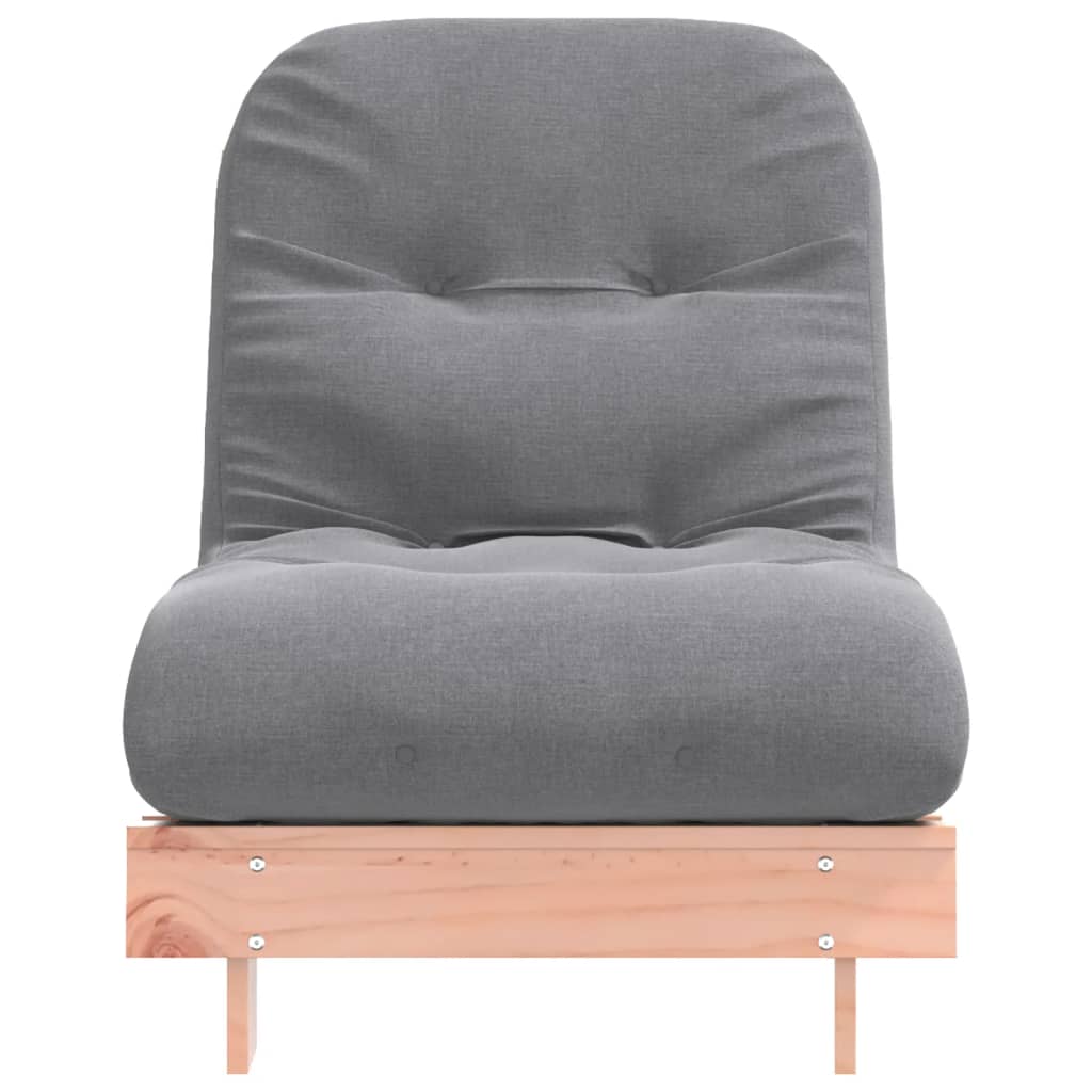 vidaXL Futon na razvlačenje s madracem 70x206x11 cm masivna duglazija