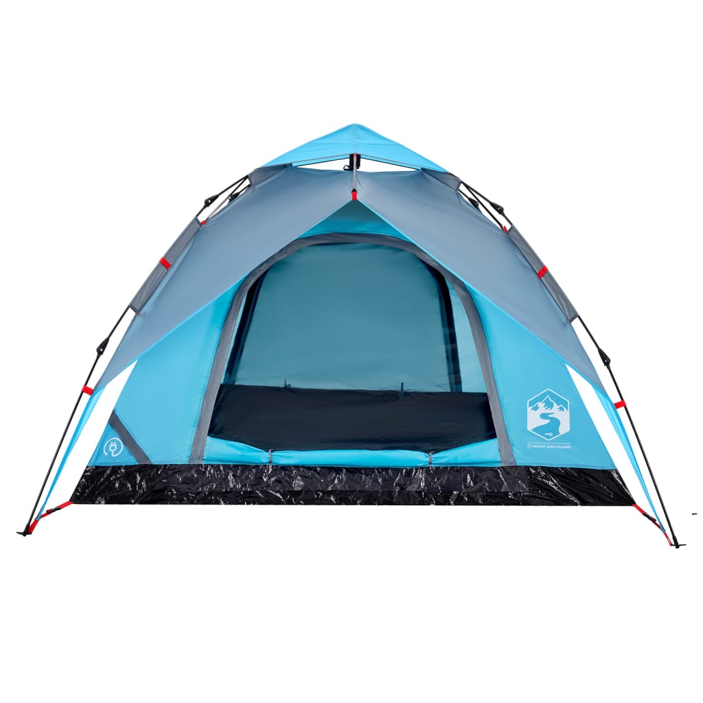 vidaXL Kupolasti šator za kampiranje za 4 osobe plavi brzo otpuštanje
