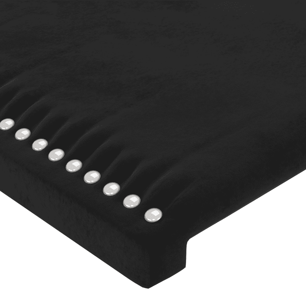 vidaXL Box spring krevet s madracem crni 90x190 cm baršunasti