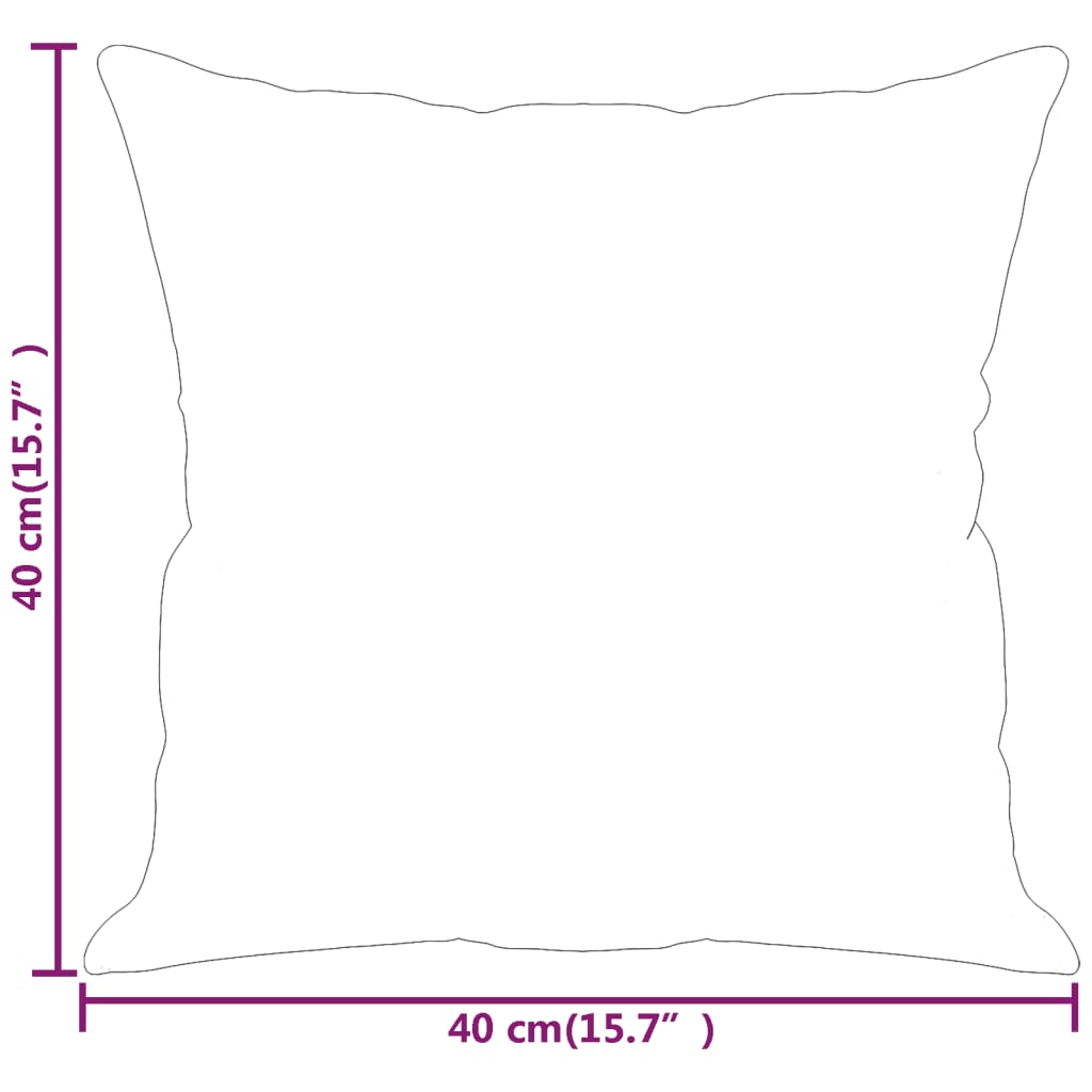 vidaXL Ukrasni jastuci 2 kom boja cappuccina 40x40 cm od umjetne kože