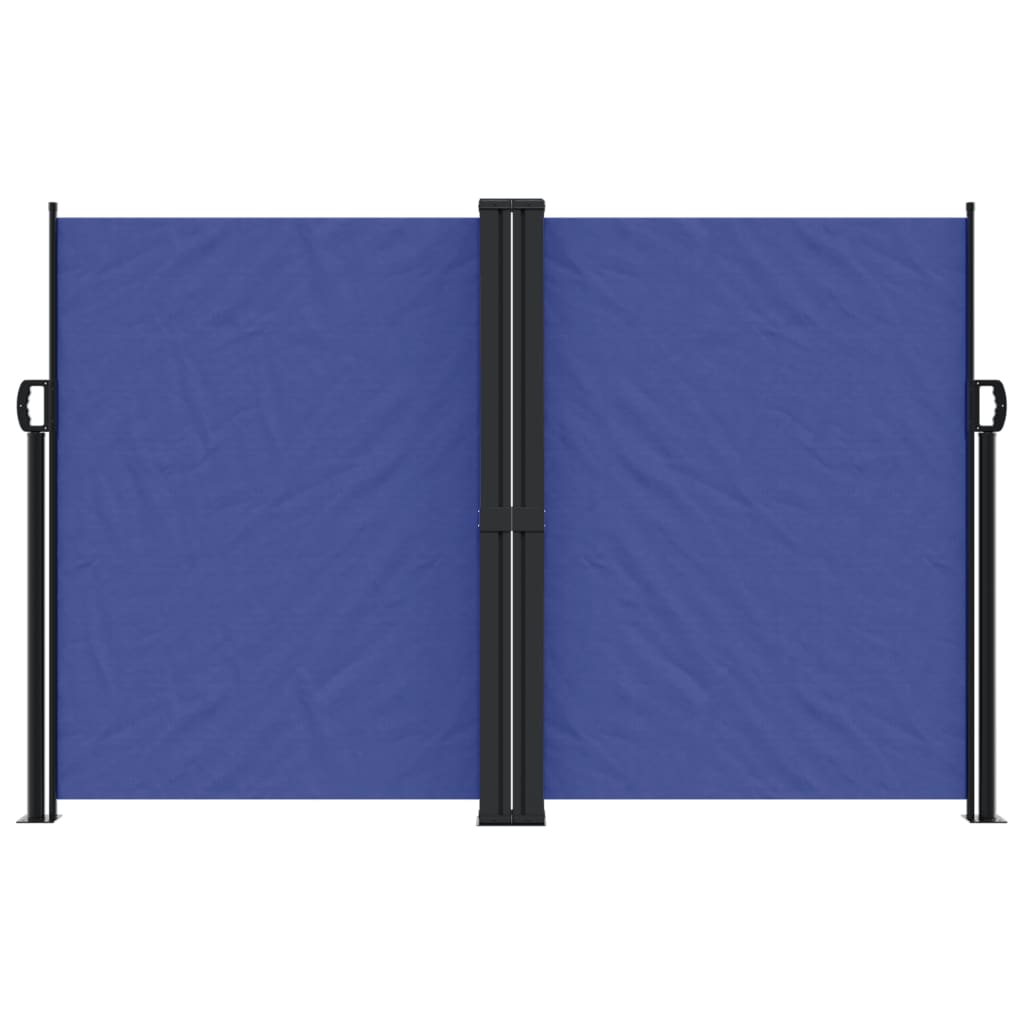vidaXL Bočna tenda na uvlačenje plava 160 x 1000 cm