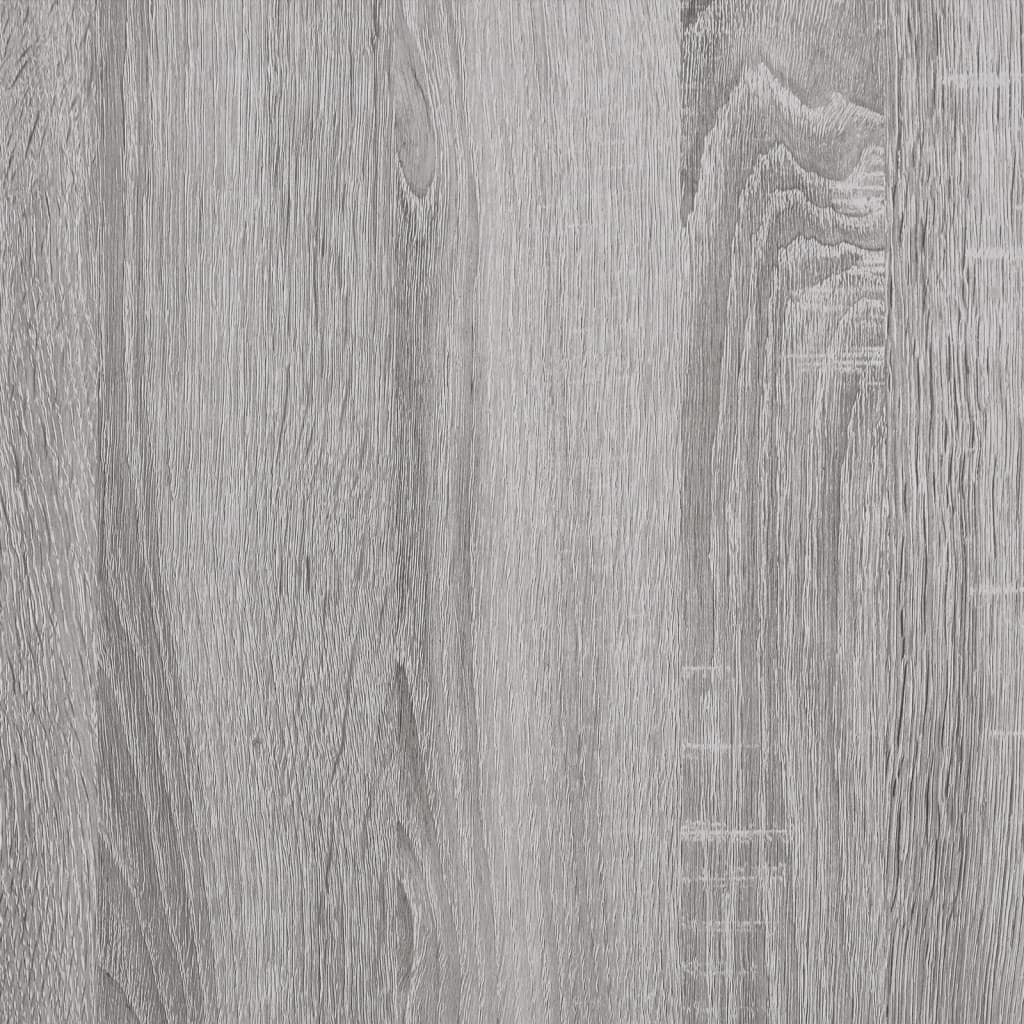 vidaXL Stolić za kavu siva boja hrasta 100x100x40 cm konstruirano drvo