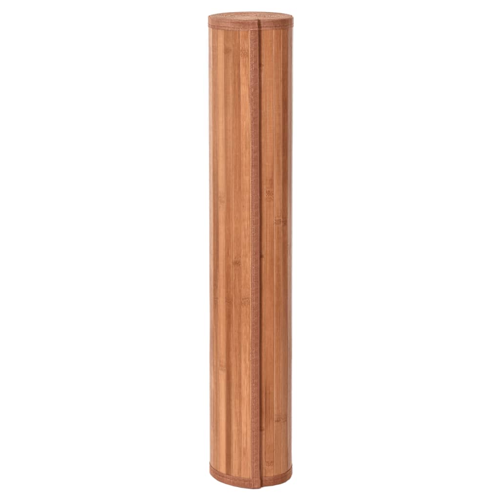 vidaXL Tepih pravokutni smeđi 100 x 300 cm od bambusa