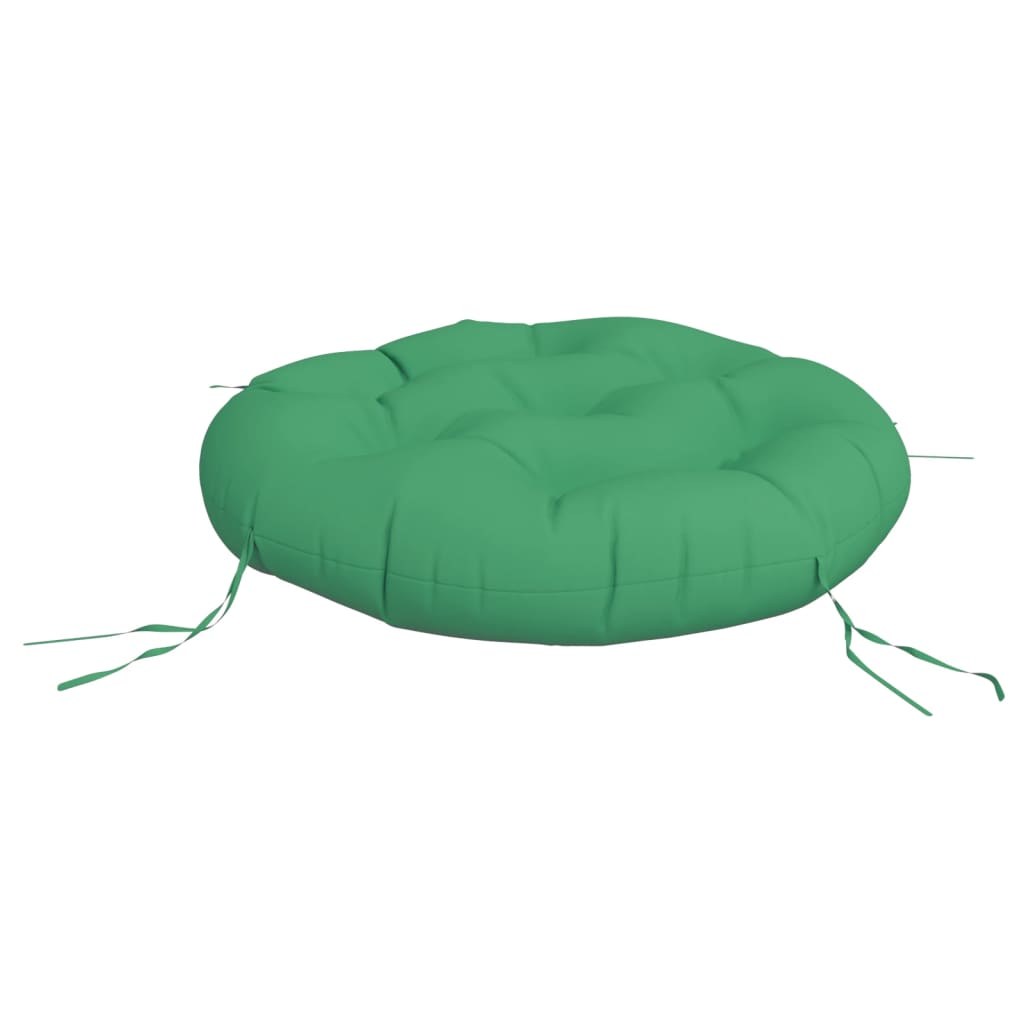 vidaXL Okrugli jastuk zeleni Ø 60 x 11 cm od tkanine Oxford