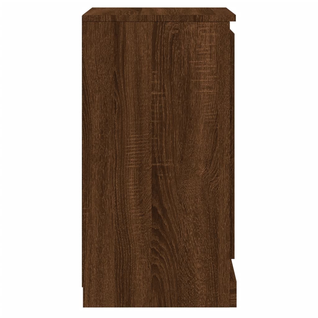 vidaXL Komoda 2 kom boja hrasta 37,5x35,5x67,5 cm konstruirano drvo