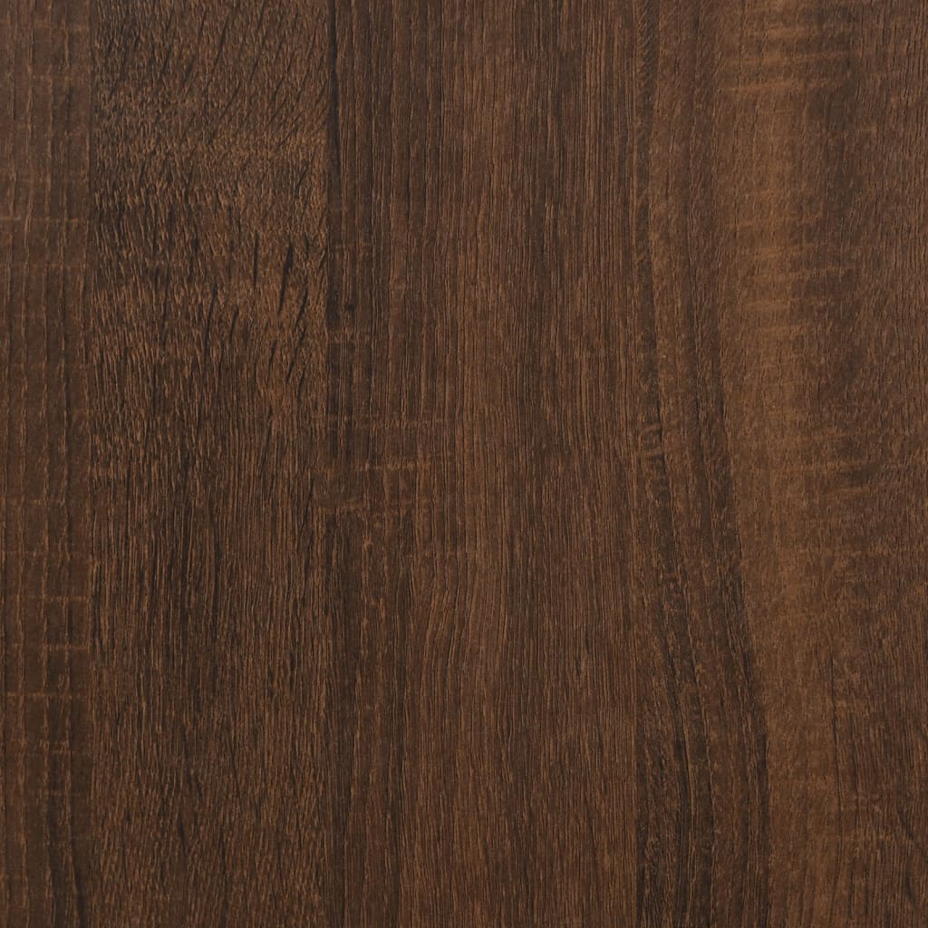 vidaXL Bočni stolić boja smeđeg hrasta 55x38x45 cm konstruirano drvo