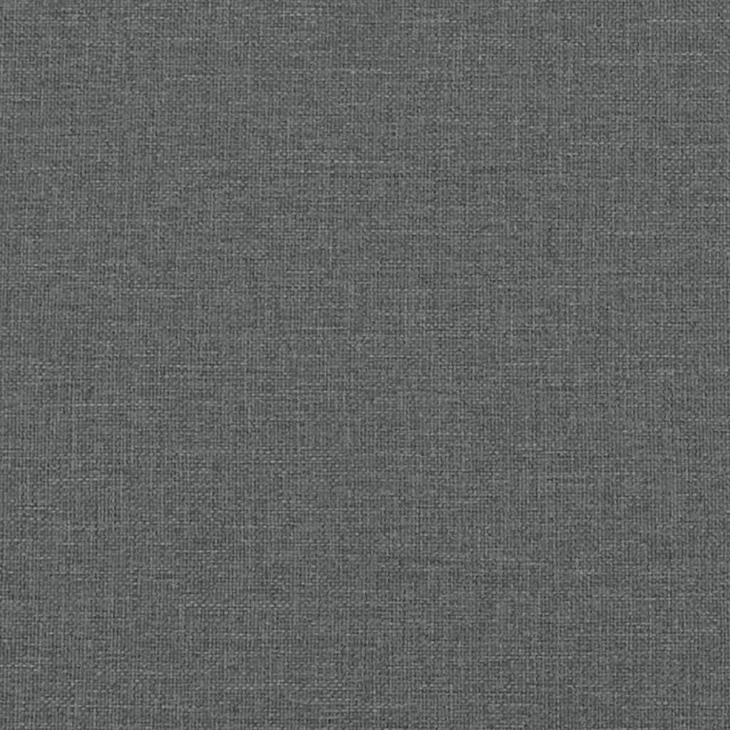 vidaXL Trosjed od tkanine tamnosivi 180 cm