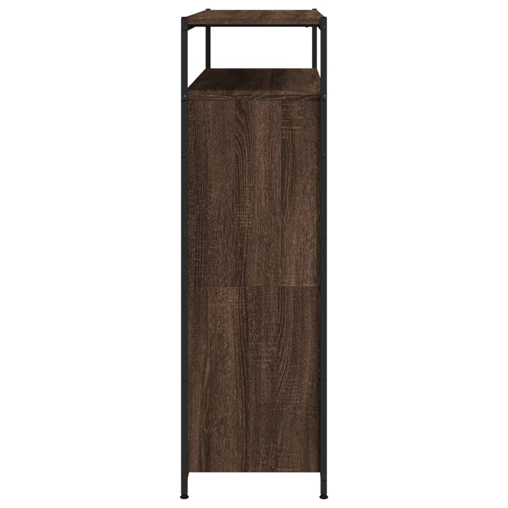 vidaXL Ormarić za cipele s 4 ladice smeđa boja hrasta 100x34x112 cm